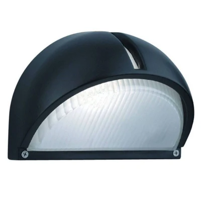 Image of Searchlight Kentucky outdoor wall light glass lampshade, IP44