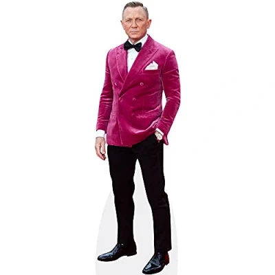 Image of Daniel Craig (Pink Jacket) Life Size Cutout