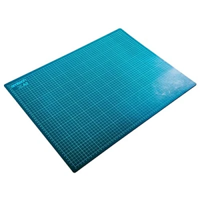 Image of Walgreen® A1 A2 A3 A4 A5 CUTTING MAT SELF HEALING &amp; ROTARY CUTTER KNIFE PRINTED GRID CRAFT (A2)