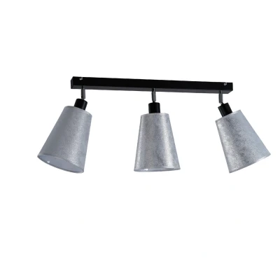 Image of Eva Ceiling Spotlight Bar Silver, 30.5cm, 3x E27
