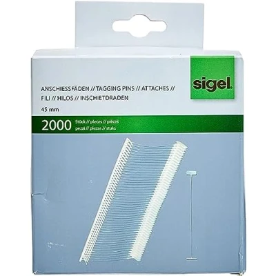 Image of SIGEL ZB321 tagging Cords, for guns, 4.5 cm, transparent, 2000 Pieces