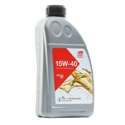 Image of 0009899801, A0009899801 Engine Oil FEBI BILSTEIN 32925 15W 40 1l Mineral MERCEDES BENZ: C Class Saloon, E Saloon