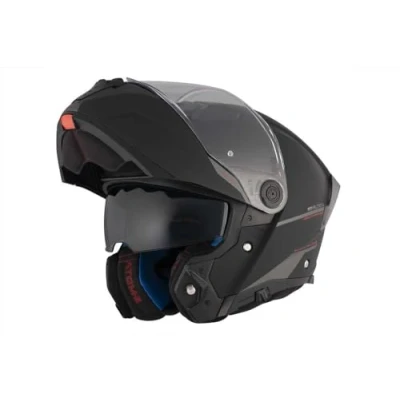 Image of MT Motorcycle Helmet Modular Flip Front Atom 2 Matt Black