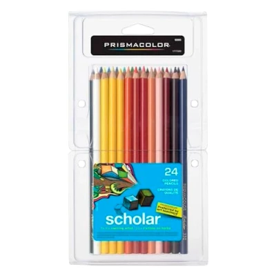 Image of Prismacolor Scholar Pencil Set, Assorted Colors, Set of 24