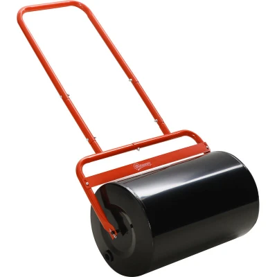Image of Outsunny Combination Push/Tow Lawn Roller Filled w/38L Sand or Water 32 X 50cm