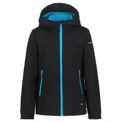 Image of Icepeak Kline JR Unisex Soft shell jacket for kids, Size: 7 8y, Turquoise