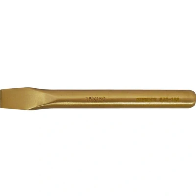 Image of Kennedy 20 x 200mm Spark Resistant Flat Cold Chisel Be Cu
