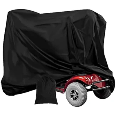 Image of 190X71X117cm Heavy Duty Mobility Scooter Covers with Storage Bag, Waterproof 190D Oxford Motorbike Protect Cover Anti uv Non slip Electric Chair Easy to Clean for Indoor Outdoor Garden Patio