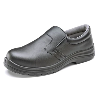 Image of MICRO FIBRE SLIP ON SHOE S2 BLACK 05
