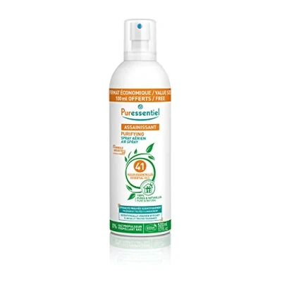 Image of Puressentiel Purifying Air Spray 500 ml 100% Natural Room Purifier Freshener Odour Eliminator Organic Essential Oils For Your Home, Car &amp; Office