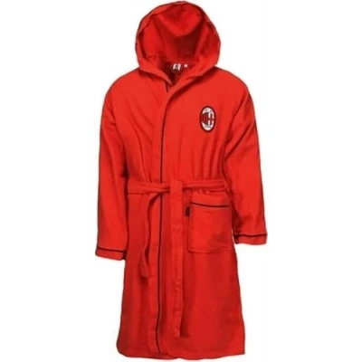 Image of AC Milan M Black Adult Bathrobe