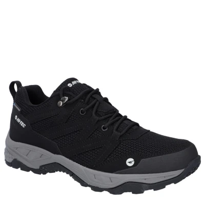 Image of HI TEC Saunter WP Hiking shoes, Men&#039;s, Size: 8, Black Imitation leather/ textile