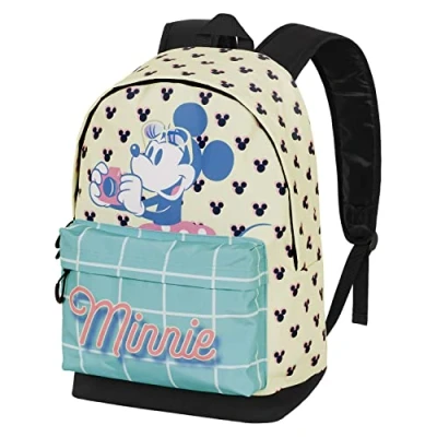 Image of Disney Minnie Mouse Cheese FAN HS Backpack 2.0, Blue, 18 x 30 41 cm, Capacity 22 L