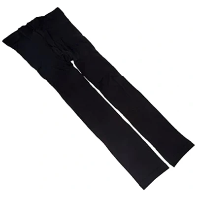 Image of Capezio Girls Essentials Footless Tights, Black, 8 UK