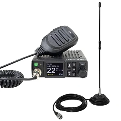 Image of CB Radio PNI Escort HP 8900 ASQ, 12 24V + Antenna Extra 40 with magnetic base