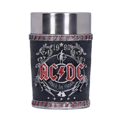 Image of Nemesis Now Officially licensed ACDC Back in Black Shot Glass,8.5cm