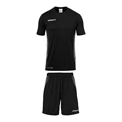 Image of Errea ERREP Kids Score Jersey&amp;shorts Kit Black/White, 116