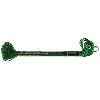 Image of DMC 1008F S909 Shiny Radiant Satin Floss, Emerald Green, 8.7 Yard