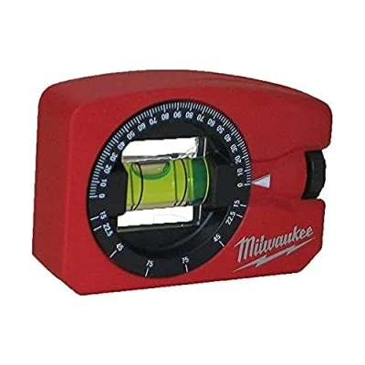 Image of Milwaukee 4932459597 932459597 Magnetic Pocket Level 7.8cm, Red