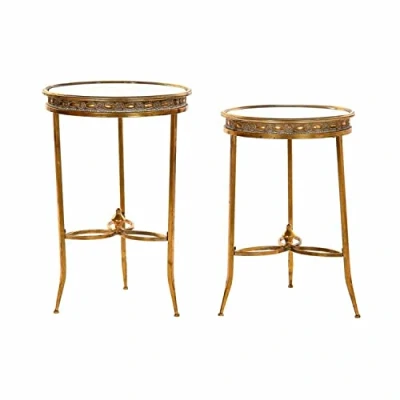 Image of DKD Home Decor Set of 2 Coffee Tables, Estándar