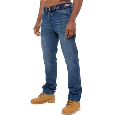 Image of Ze ENZO EZ384 MSW 32W x 32L Mid Stonewash