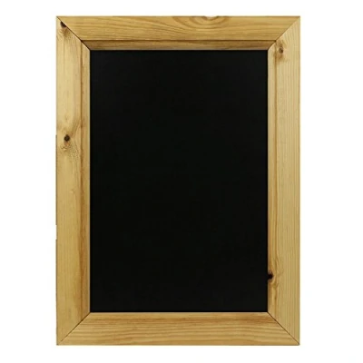 Image of Chalkboards UK WC103 Framed Blackboard, Wood, Black, A3 (45 x 32.7 1.5 cm)
