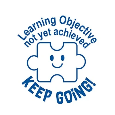 Image of Learning Objective Not Yet Achieved Stamper