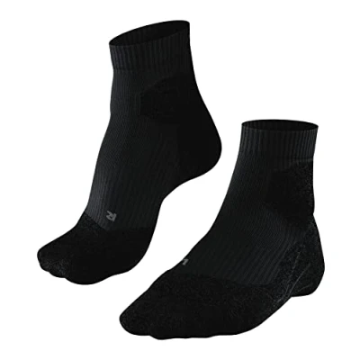 Image of Falke RU Trail Women&#039;s Running Socks Size 35 36 Black, Moisture Wicking &amp; Cushioned Comfort