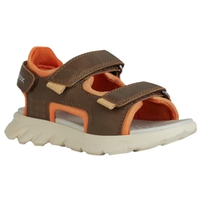 Image of Geox Boy&#039;s J Sandal Airadyum Bo, Brown Dk Orange, 13 UK Child