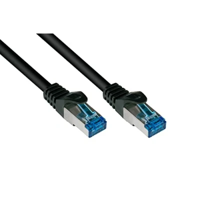 Image of Good Connections® SmartFLEX Cat.6A Patch Cable 15 m Highly Flexible Short 10 GIGABIT Premium Ethernet Copper Conductor/CU Latch Protection S/FTP PiMF Halogen Free (LSZH) 500 MHz