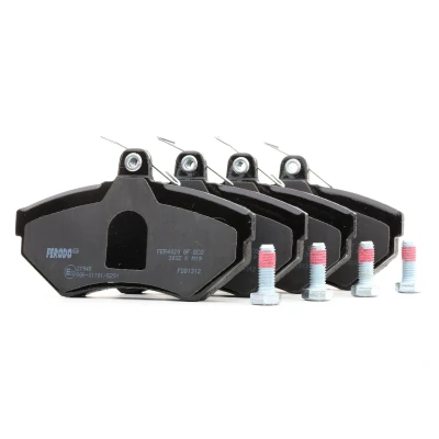 Image of 1N0698151B, 357698151D, 6N0698151B Brake pad set FERODO PREMIER ECO FRICTION FDB1312 VOLKSWAGEN: GOLF 3, 2, Lupo / 3L, SEAT: Arosa, Ibiza 2