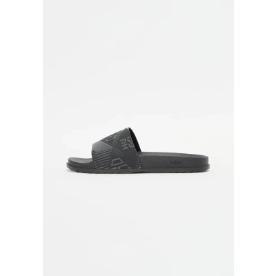 Image of HUGO Match SLID Slippers, Men&#039;s, Size: 6, Black Synthetics