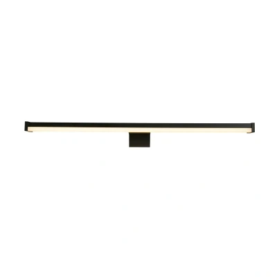 Image of Kos LED Bathroom Mirror Wall Light Black