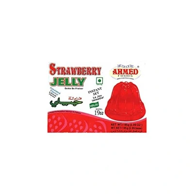 Image of Ahmed Strawberry Jelly (Vegetarian) 85g x 3