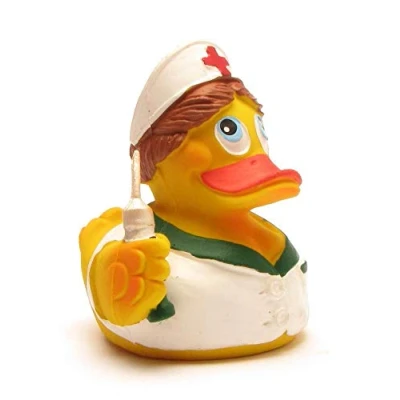 Image of DUCKSHOP Nurse Rubber Duck Bathduck L: 7,5 cm