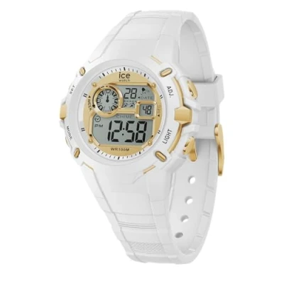 Image of ICE Watch digit explorer Magical white gold Boy&#039;s (Unisex) wristwatch with silicon strap 023266 (Small)