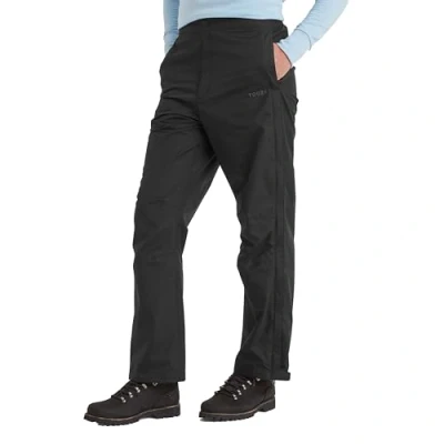Image of TOG24 Wigton Women&#039;s Waterproof Trousers. Windproof, and Breathable Womens Overtrouser for Essential Outdoor Performance. Add These Trousers to Your Kit Black