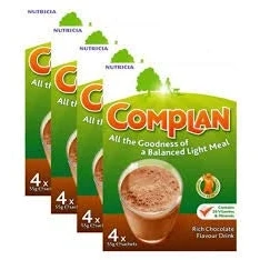 Image of 4 x Complan Rich Chocolate Flavour Drink 57g Sachets