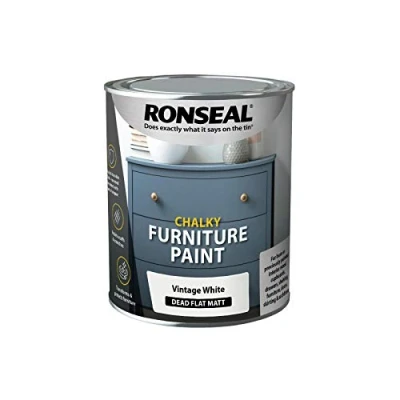 Image of Ronseal Chalky Paint 750ML Vintage White