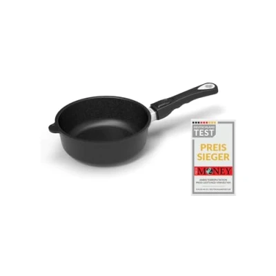 Image of AMT Gastroguss Lotan® AMZN I 724 Z20B Frying Pan, Diameter 24 cm, 7 cm High, Sauté Removable Handle, Suitable for Induction Cookers, Non Stick Finish, Cast Aluminium