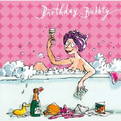 Image of Birthday Card Quentin Blake Female Bubbly