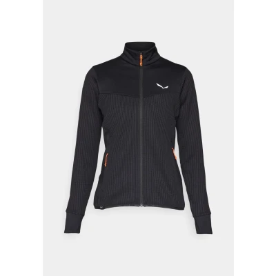 Image of Salewa PUEZ Waffle Jacket Zipup sweatshirt, Women&#039;s, Size: 6, Black out