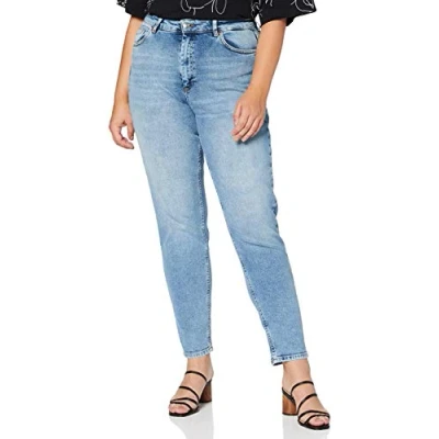 Image of ONLY Onlveneda LIFE MOM fit Slim jeans Light blue, Women&#039;s, Size: 8x34, blue