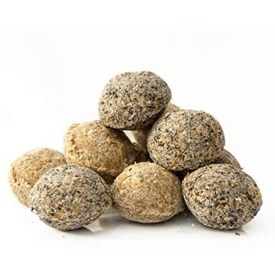 Image of Copdock Mill 100 Fat Balls Small, Loose Suet for Wild Birds High Energy, Bird Food to Attract Your Garden