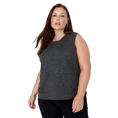 Image of Trendyol Plus Size Sweater Gray