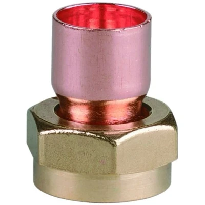 Image of Plumbright EndFeed Straight Tap Connector 15mm x 3/4&quot; 78104