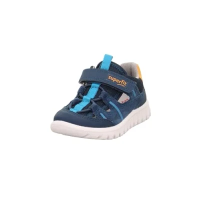 Image of Superfit Sport7 Mini Sneaker, Blue Orange 8000, 4.5 UK Child