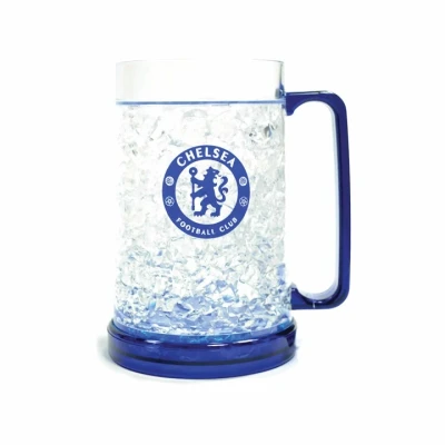 Image of Wizzard Gifts Ltd Chelsea Freezer Tankard Clear Crest