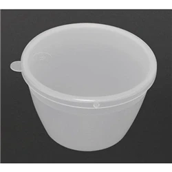 Image of Kitchen Craft Polypropylene Pudding Basins 290ml (Pack of 12)