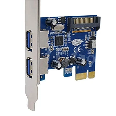 Image of H&amp;D Hyaline&amp;Dora 2 Port SuperSpeed USB 3.0 PCI E PCIE Express sata Power supplyAdapter usb3.0 Converter Card NEC 720200 chipset Low Profile